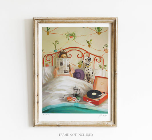 Janet Hill: Houseplants Art Print