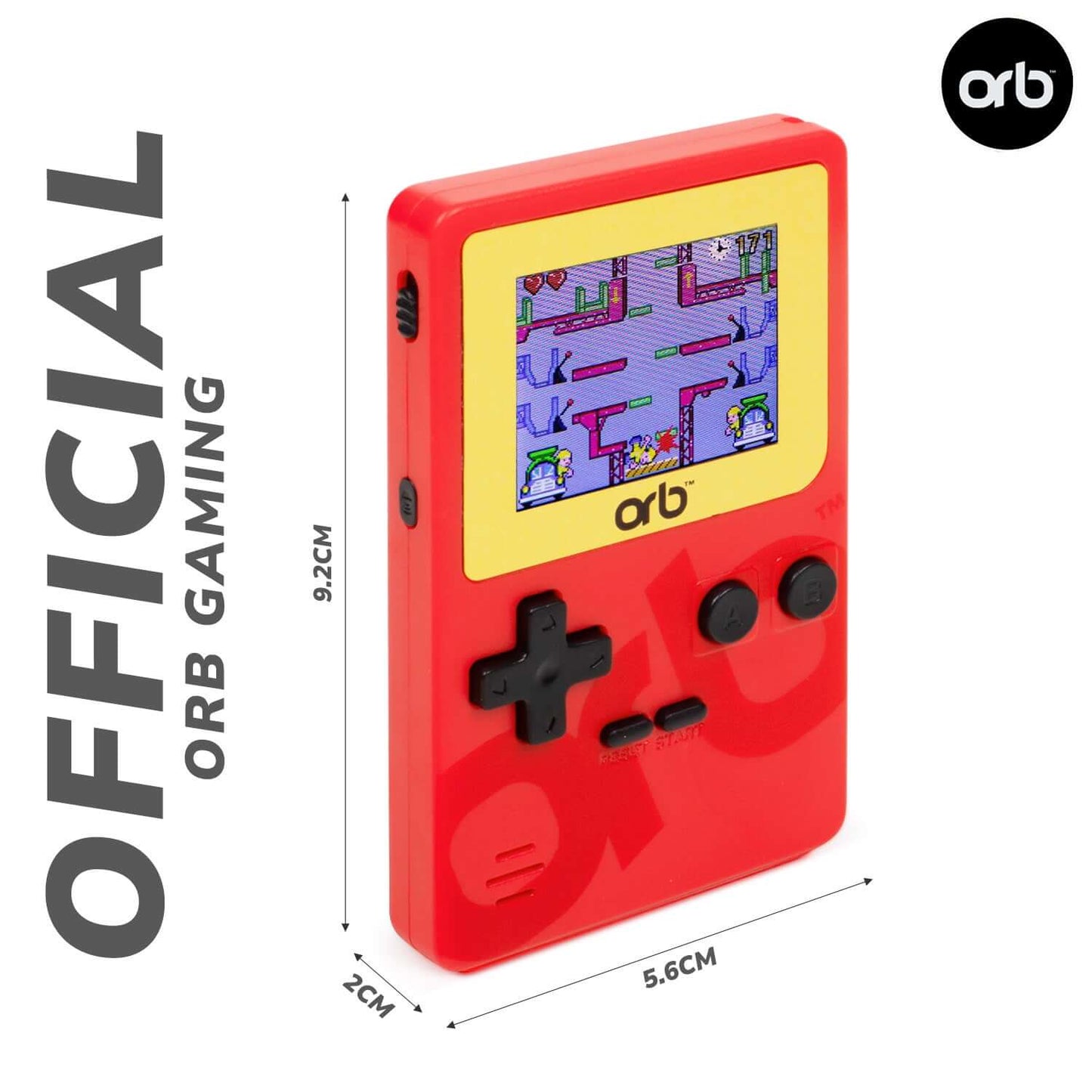 Orb: Retro Mini Handheld Games Console (150-in-1 Games)