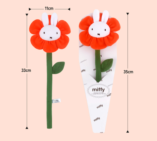 Miffy: Red Fabric Flower