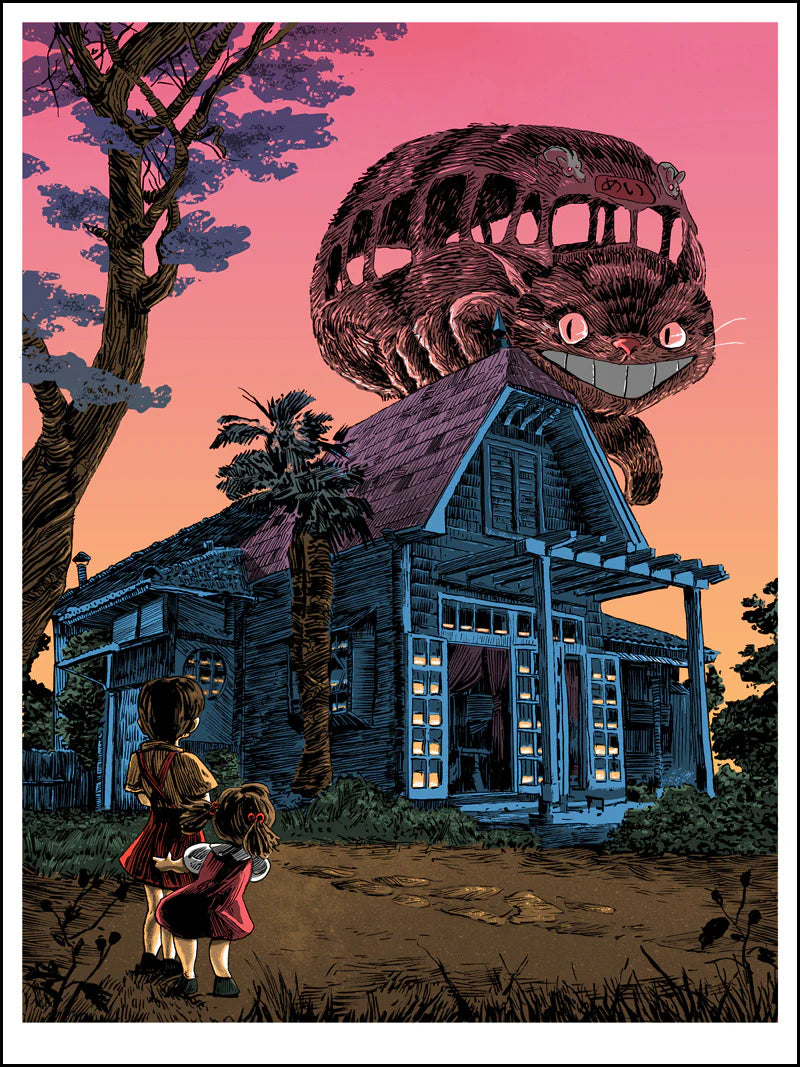 Tim Doyle: Miyazaki - Catbus Art Print