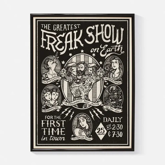 Stéphane Casier: Freak Show Art Print