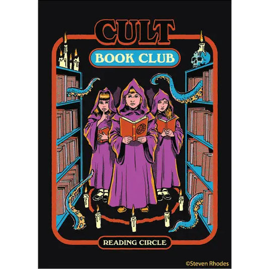 Steven Rhodes: Cult Book Club Reading Circle Magnet