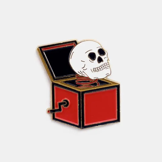 Skull Box Pin