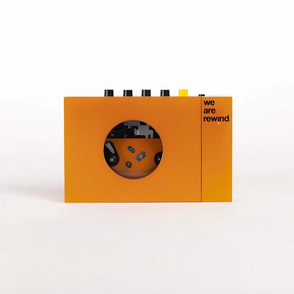 We Are Rewind: Orange Cassette Player • Serge