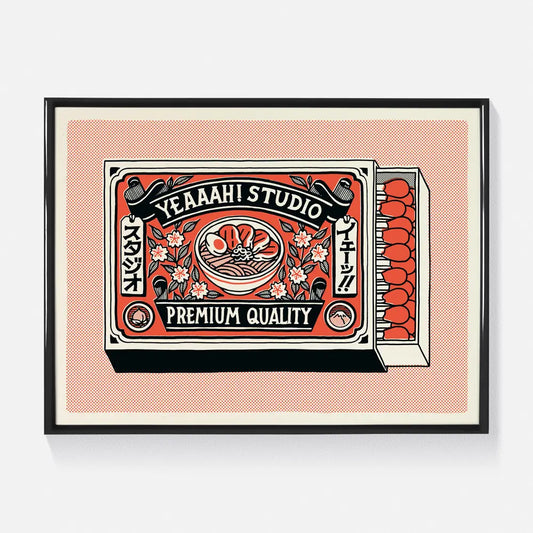 Stéphane Casier: Matchbox Art Print