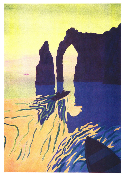 Marie Larrive: Étretat Art Print