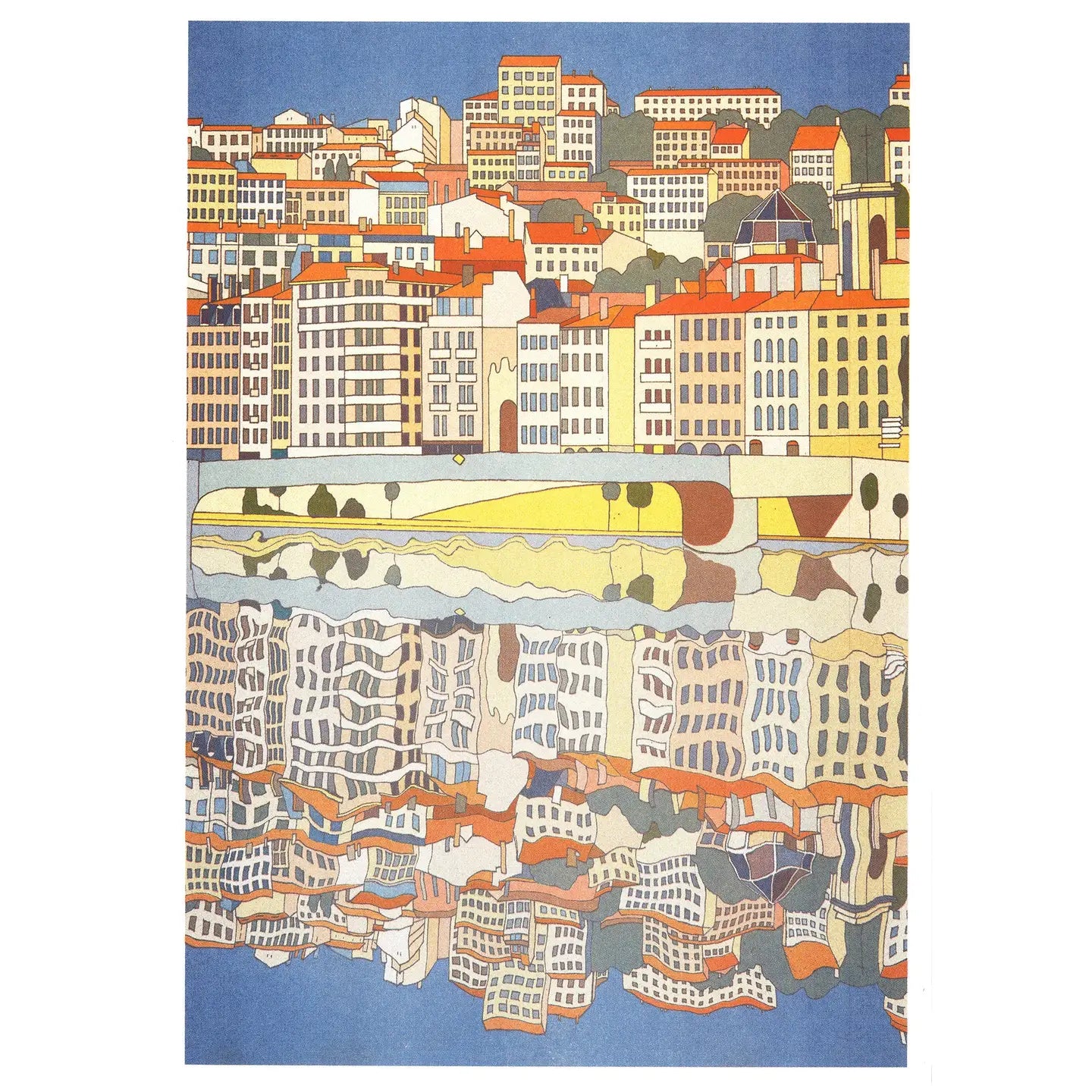 Emma Roulette: Lyon, Croix Rousse Art Print