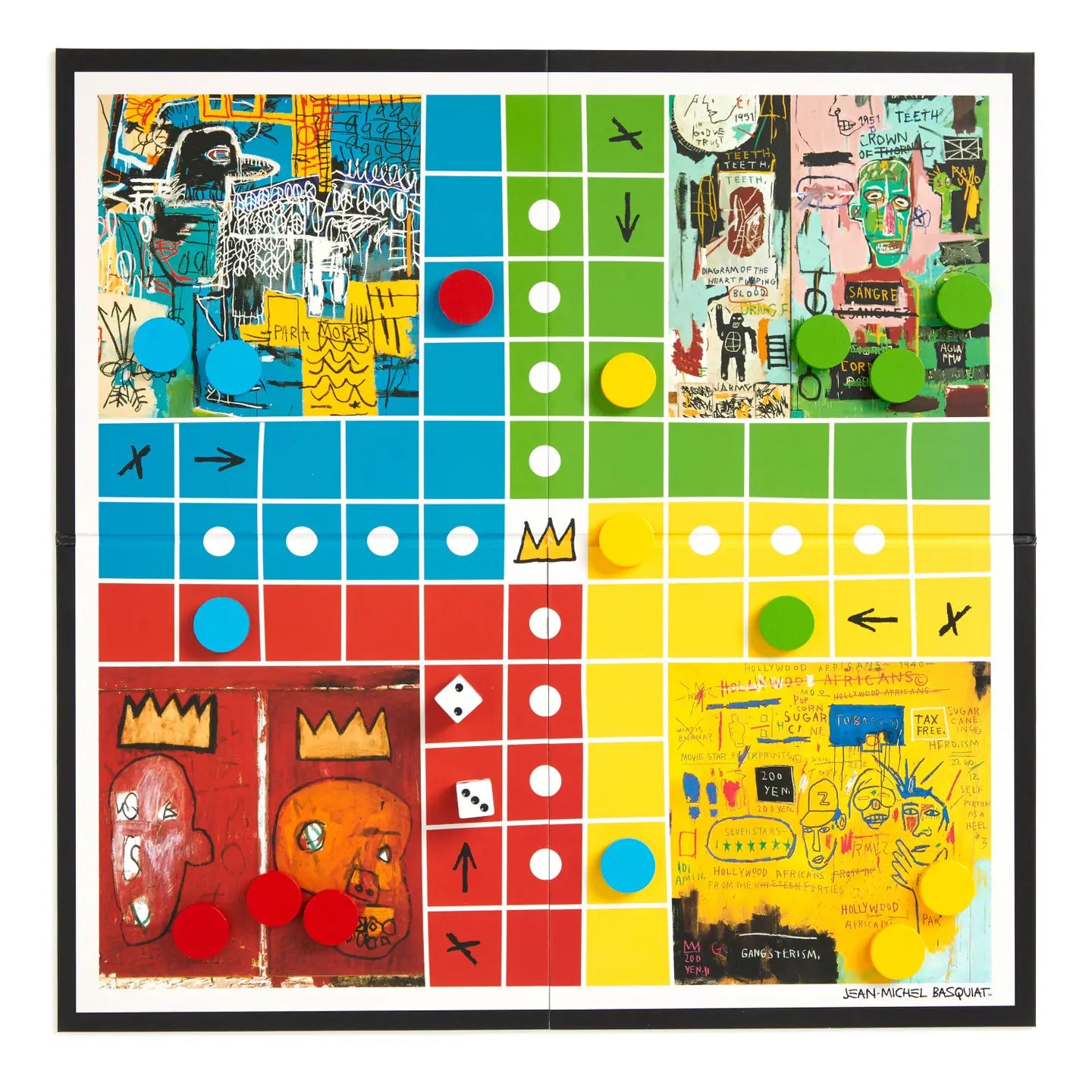 Jean-Michel Basquiat: Ludo Classic Board Game