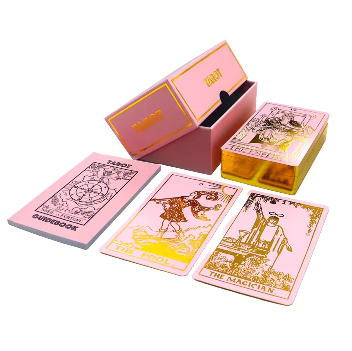 Rose Gold Tarot & Guide: Classic Tarot Design and Gold Foil