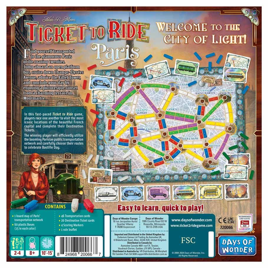 Ticket to Ride: Paris