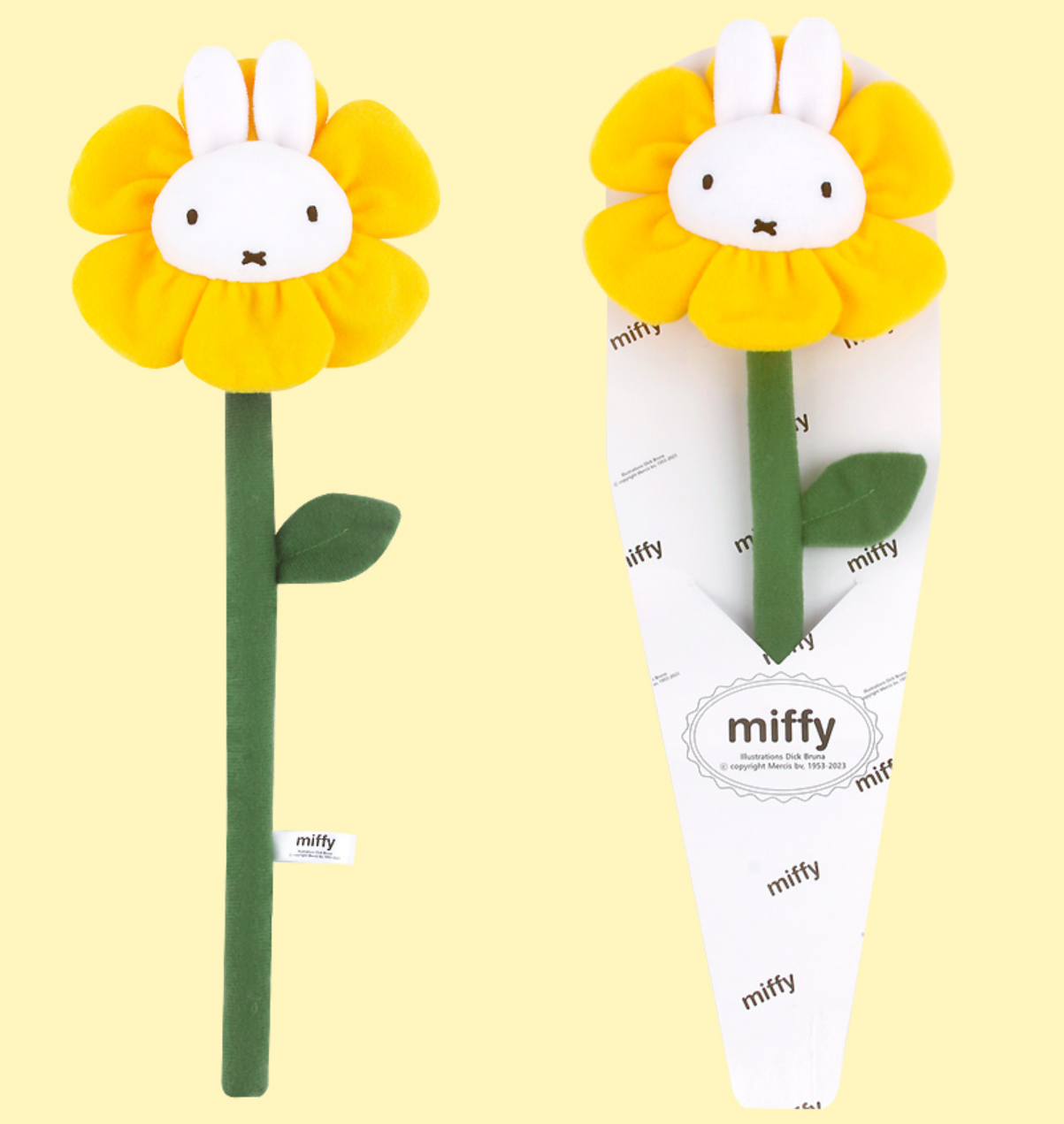 Miffy: Yellow Fabric Flower