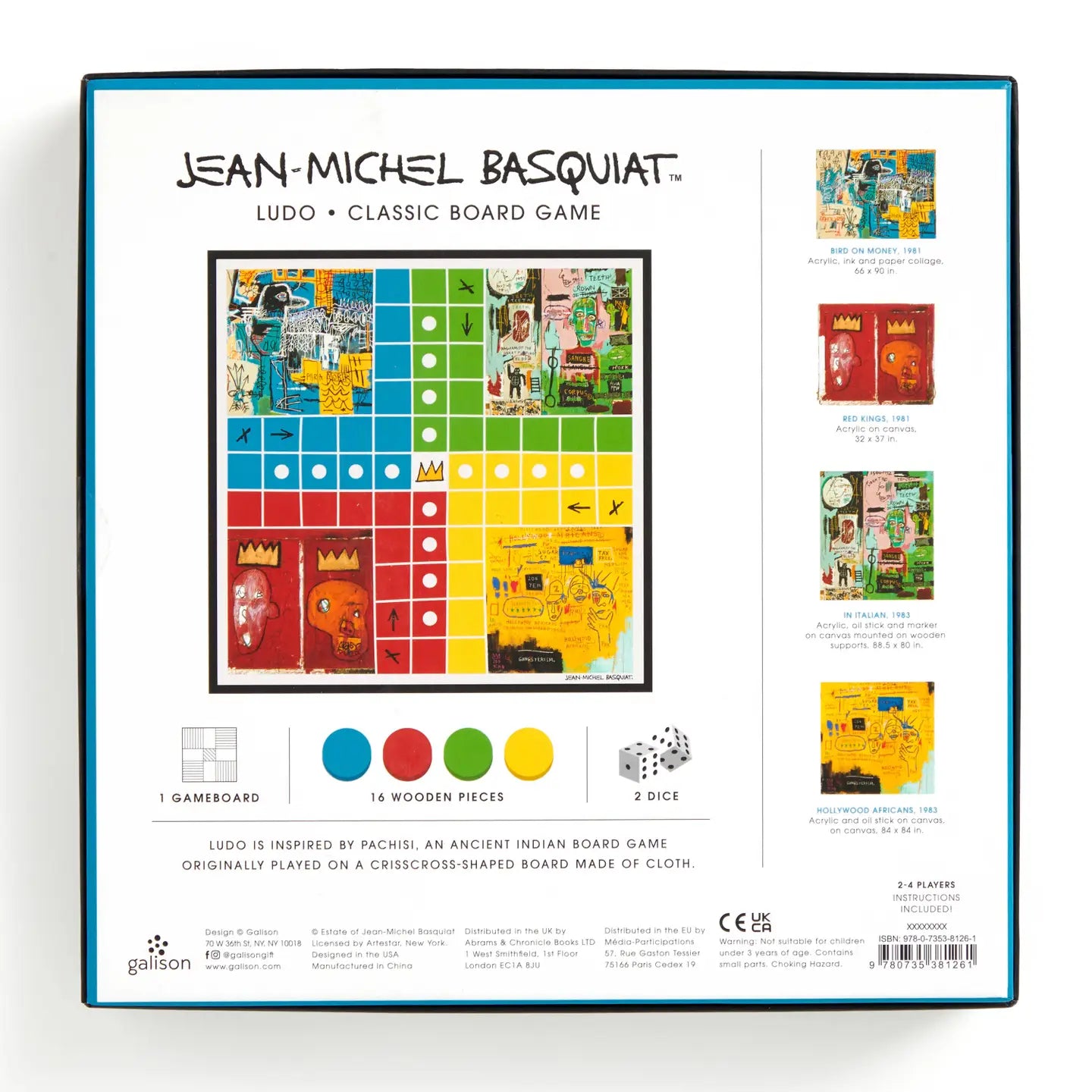 Jean-Michel Basquiat: Ludo Classic Board Game