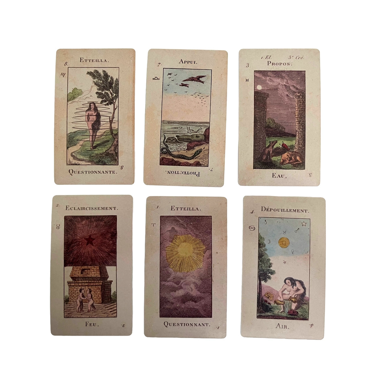 Etteilla Tarot Deck & Guide: Vintage Facsimile