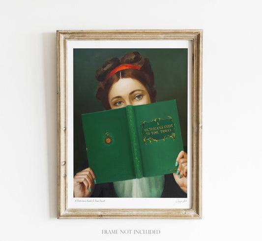 Janet Hill: A Victorian's Guide to Time Travel Art Print