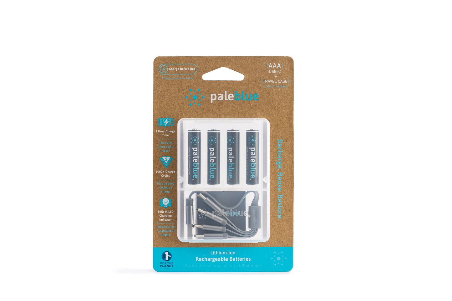 AAA USB-C Rechargeable Batteries by Paleblue