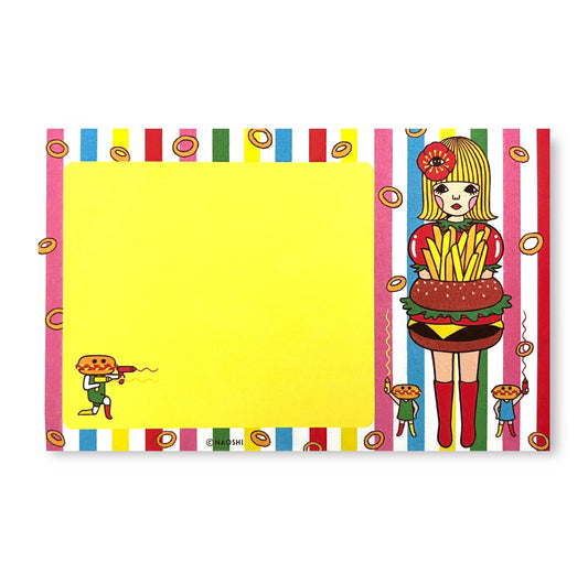 Notepad -Hamburger Girl-