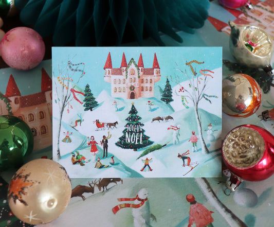 Janet Hill: Joyeux Noel Holiday Card