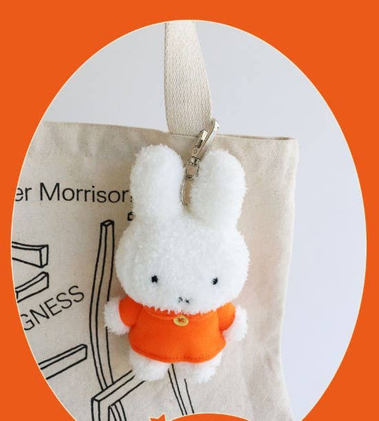 Miffy & Friends: Orange Fluffy Key Chain