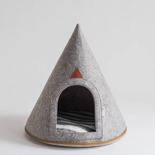 Pet Cave Lucy: Gray - Medium