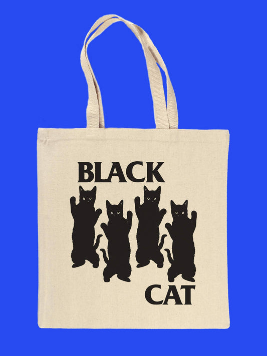 Popkiller: Black Cat Tote Bag