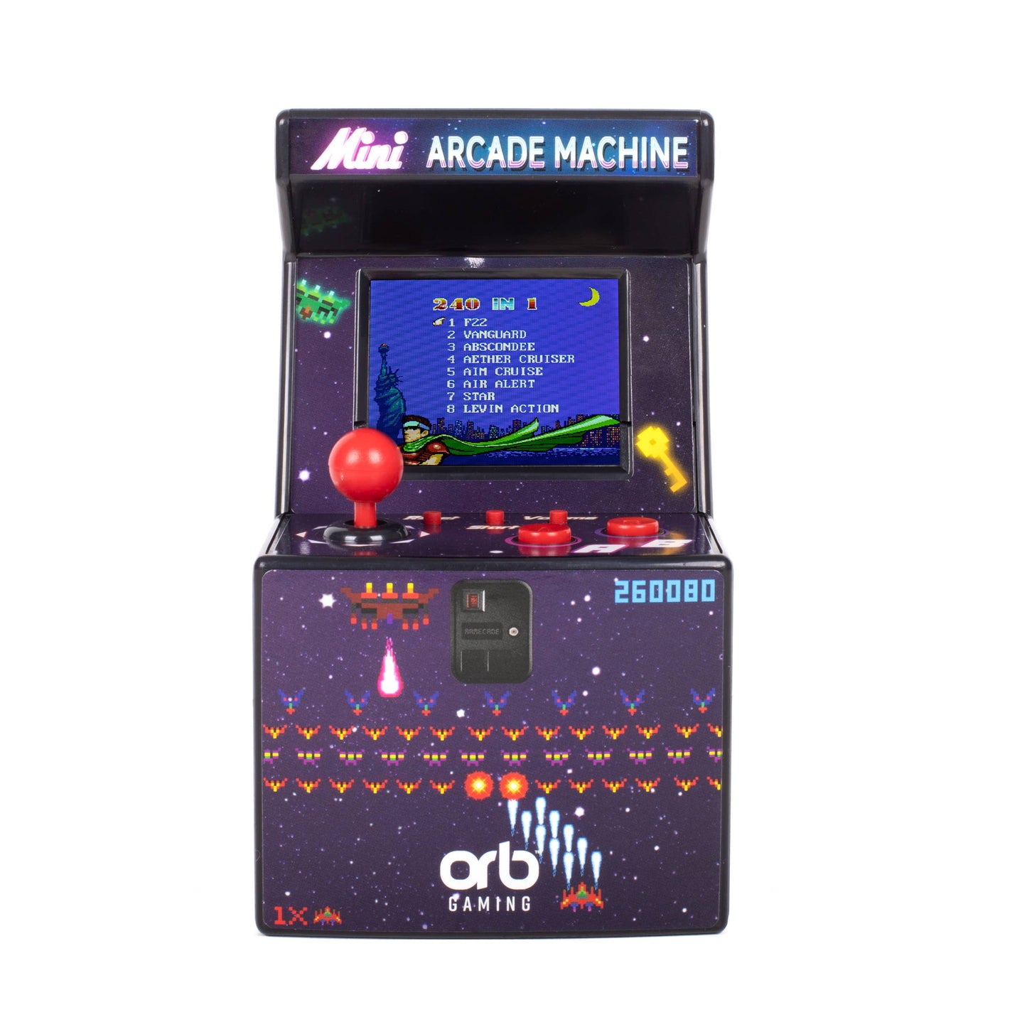 Orb: Retro Mini Arcade Machine (240-in-1 Games)