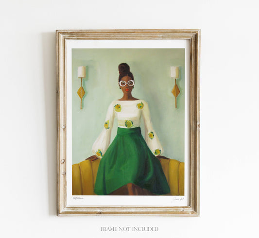 Janet Hill: Puff Sleeves Art Print