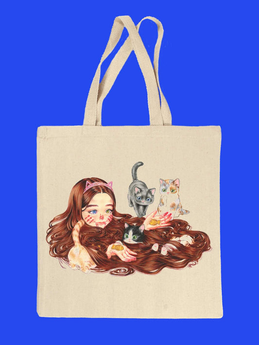 Popkiller: Cogumeli: Kitty Pool Tote Bag