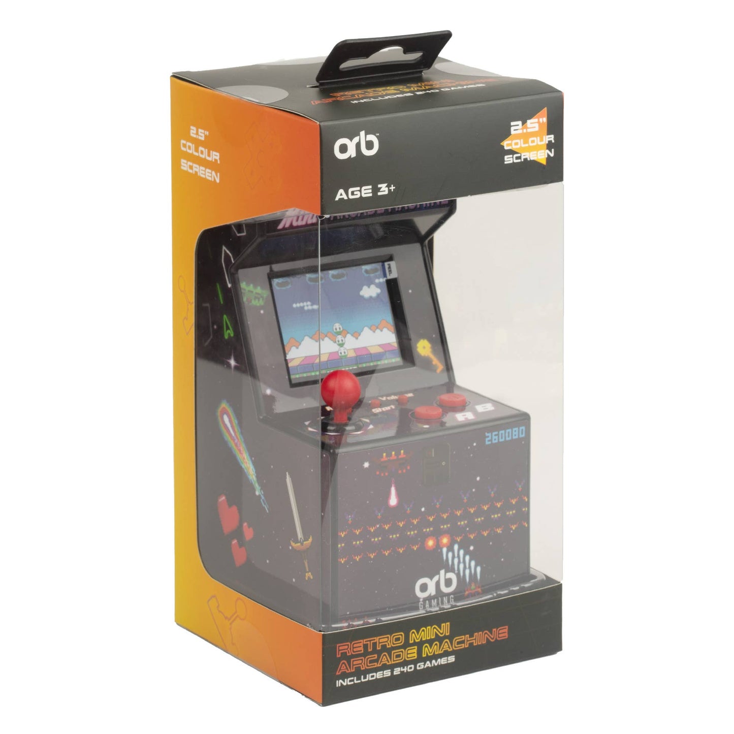 Orb: Retro Mini Arcade Machine (240-in-1 Games)