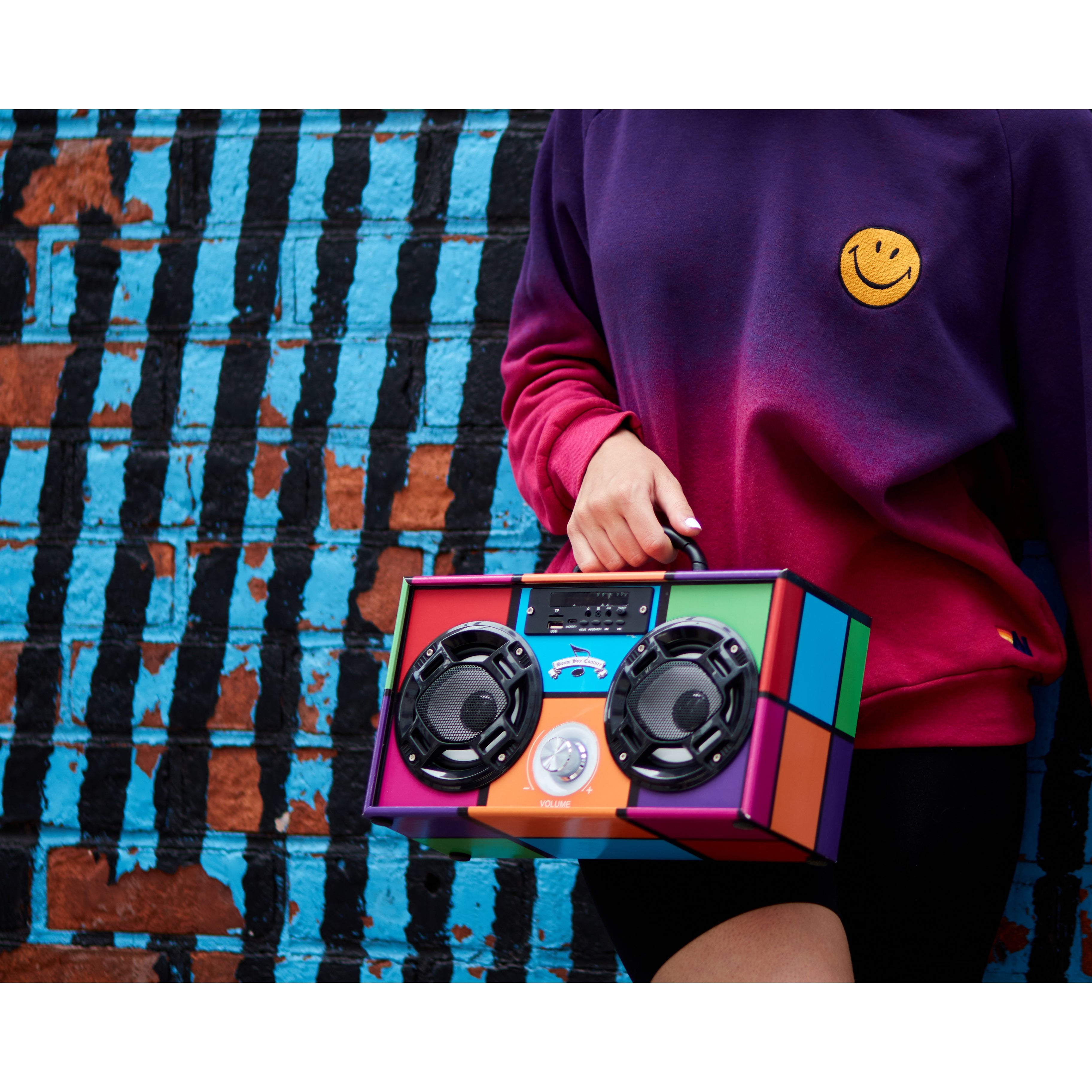 Shops mini boombox bluetooth